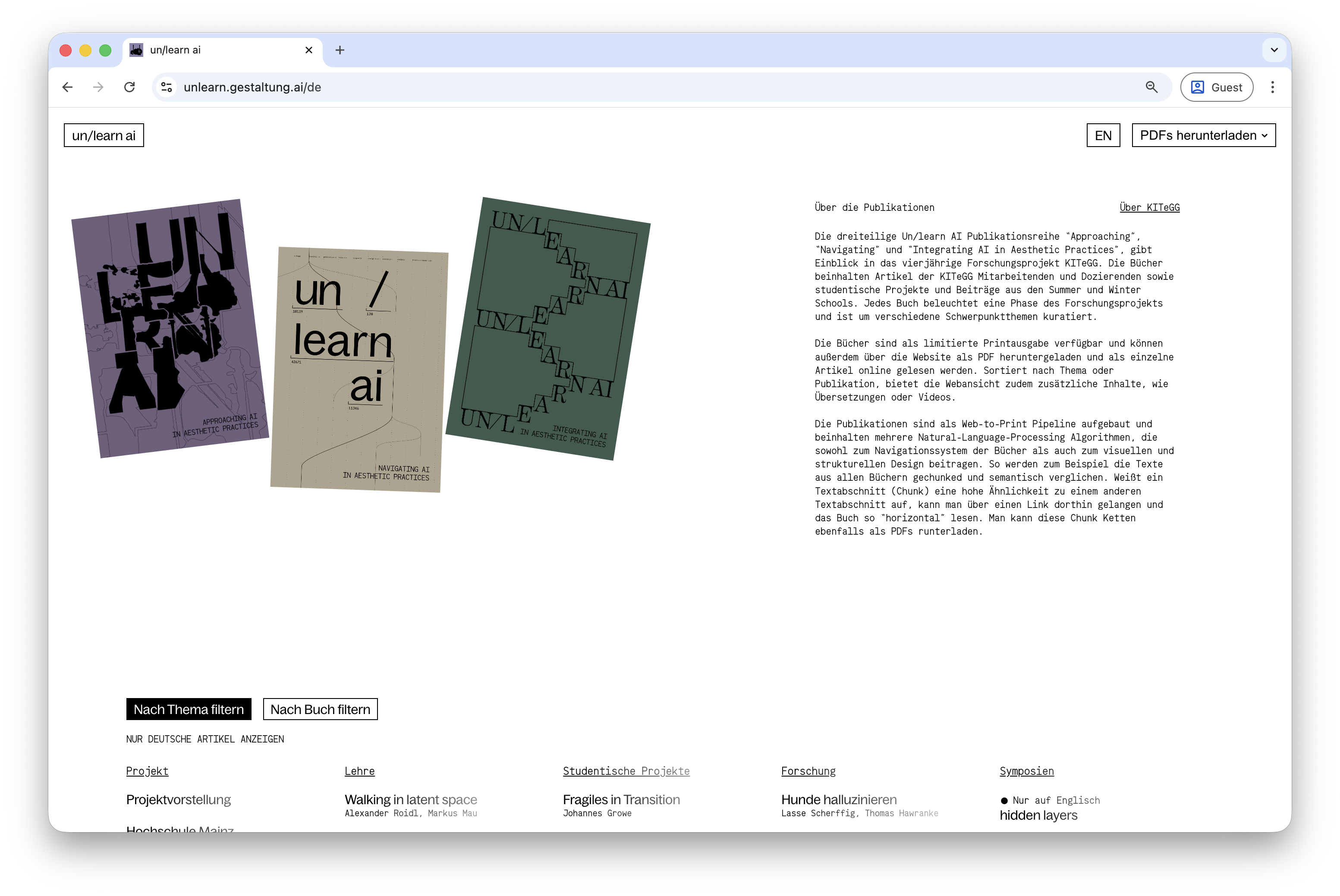 Un/learn AI Website thumbnail